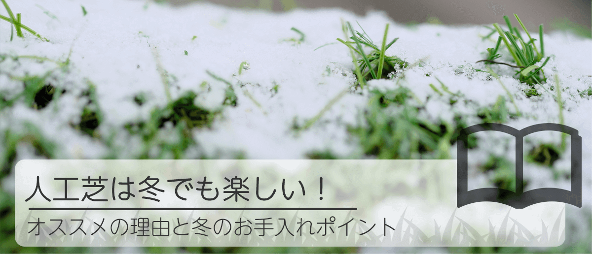 人工芝は冬でも楽しい オススメする理由と冬のお手入れポイント 注意点を解説 株式会社モノガーデンがお届けする人工芝の情報発信メディア